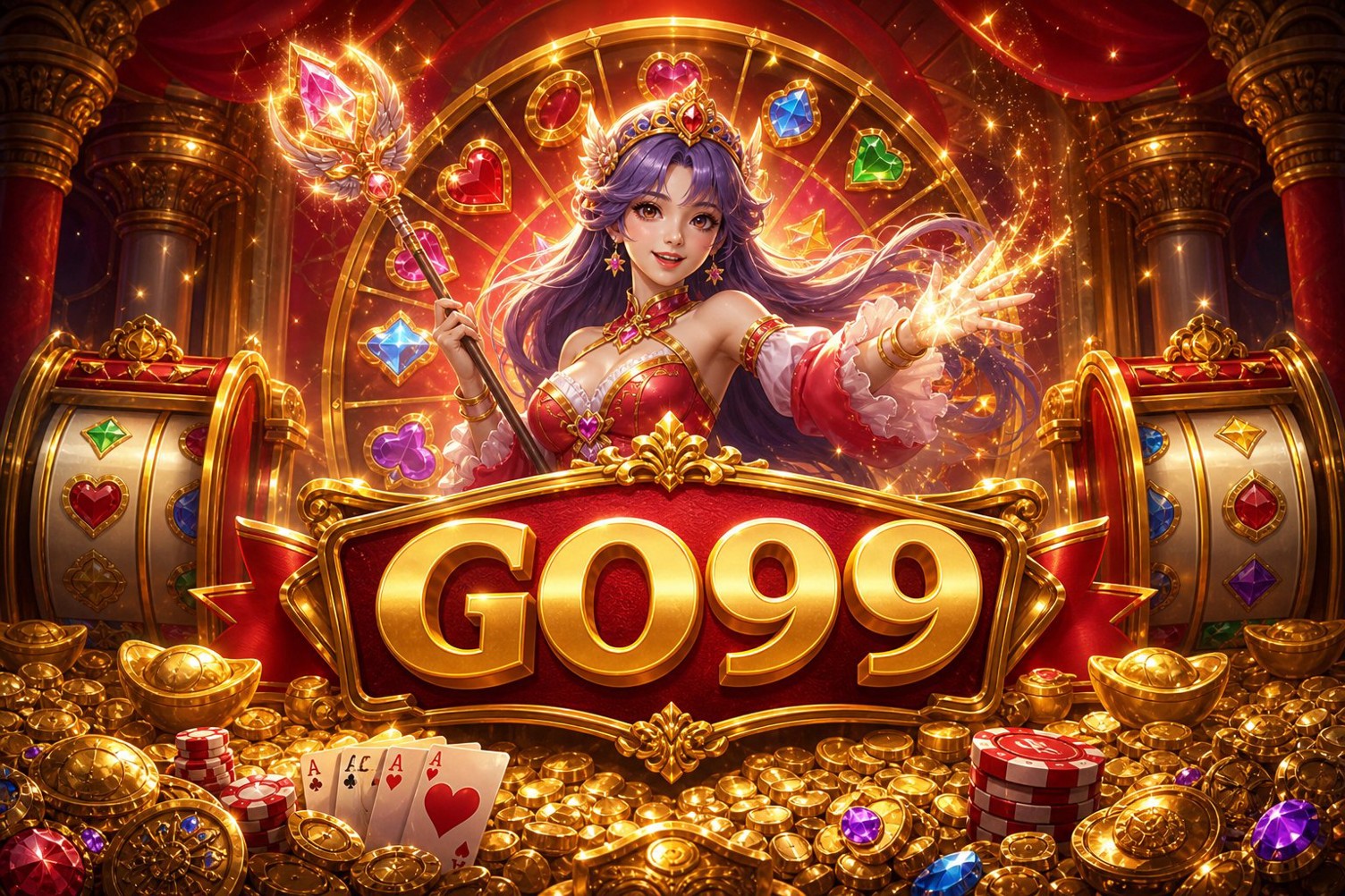 Màn hình Wild Bounty Showdown GO99 với giao diện miền viễn Tây và bảng thưởng